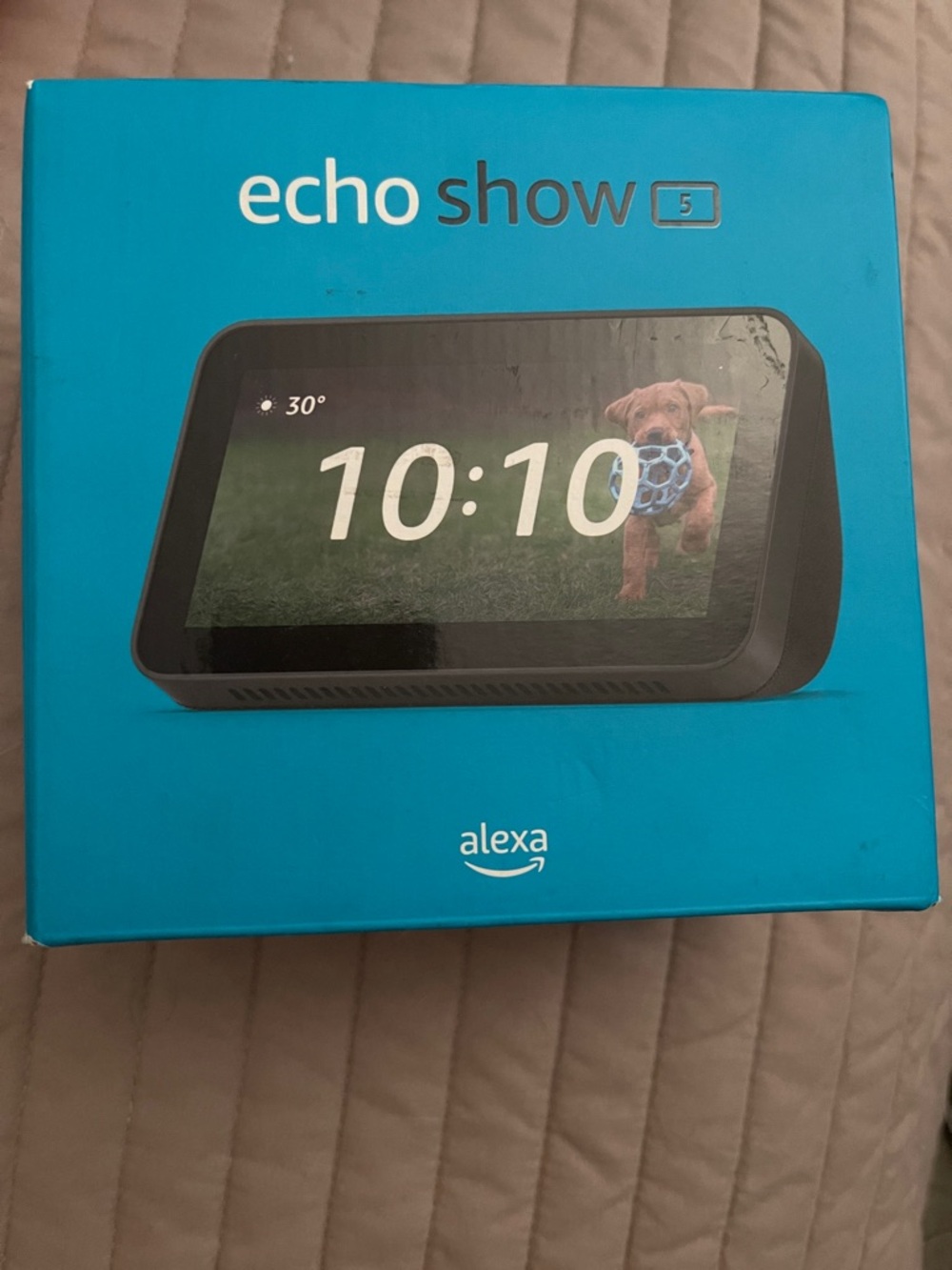 Amazon Echo Show 5 – Black on Bright Blue Box- Unopened